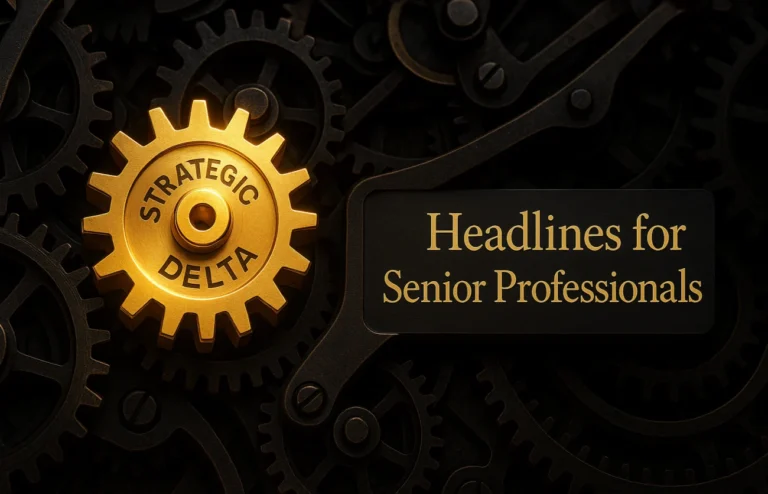 Leadership Headlines: Examples for Senior Professionals & Executives