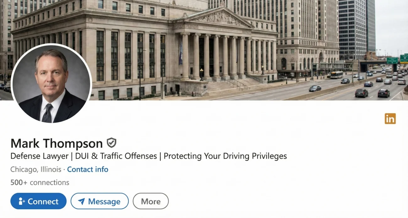 LinkedIn Headline Example For Defense Lawyer