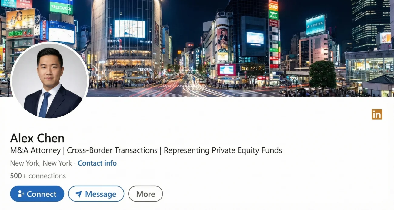 LinkedIn Headline Example For M&A Attorney