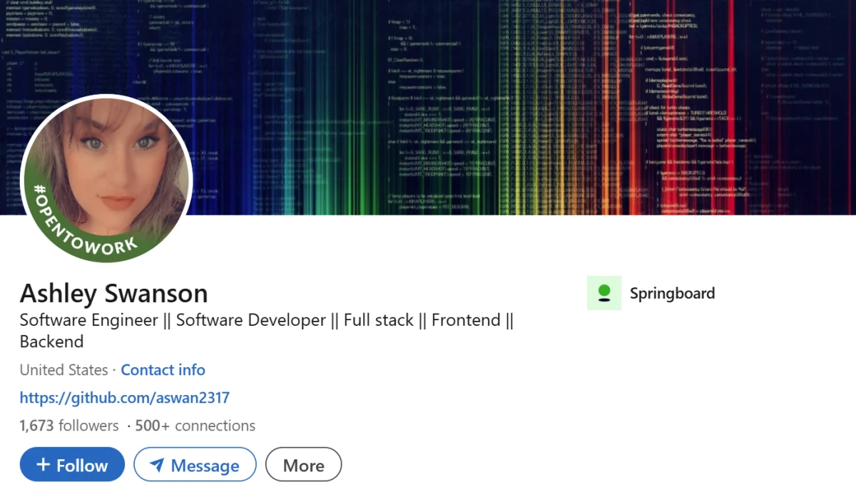 LinkedIn Headline Examples For Backend Engineers