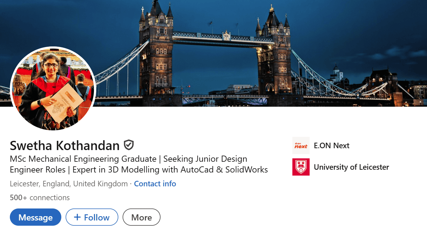 LinkedIn Headline Examples For Junior & Entry Level Engineers
