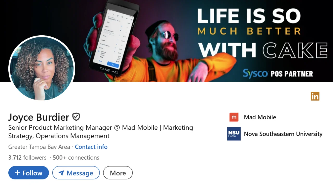 LinkedIn Headline For Marketing Manager Example 2