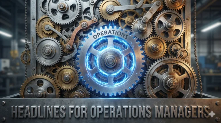 LinkedIn Headlines for Operations & Supply Chain Managers
