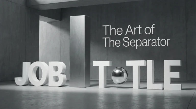 The Best Separator for Your LinkedIn Headline (Vertical Bar vs Dash)
