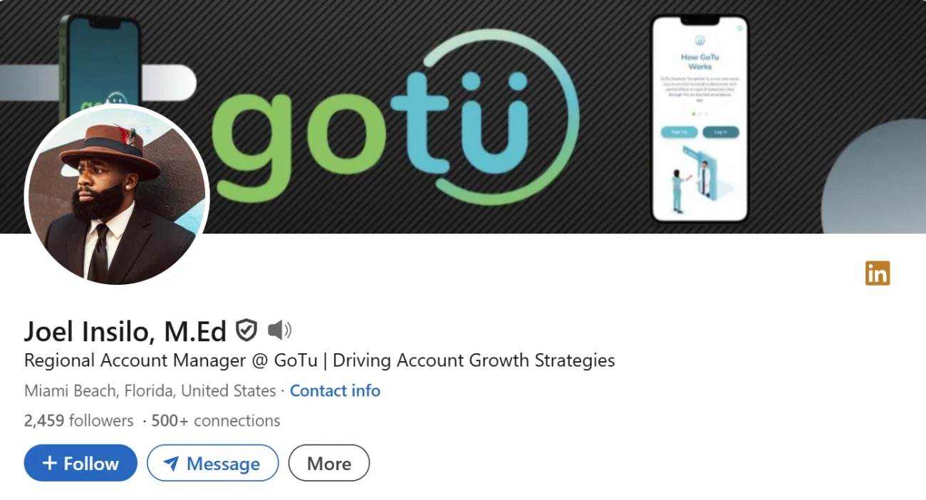 LinkedIn Headline Example For Account Manager