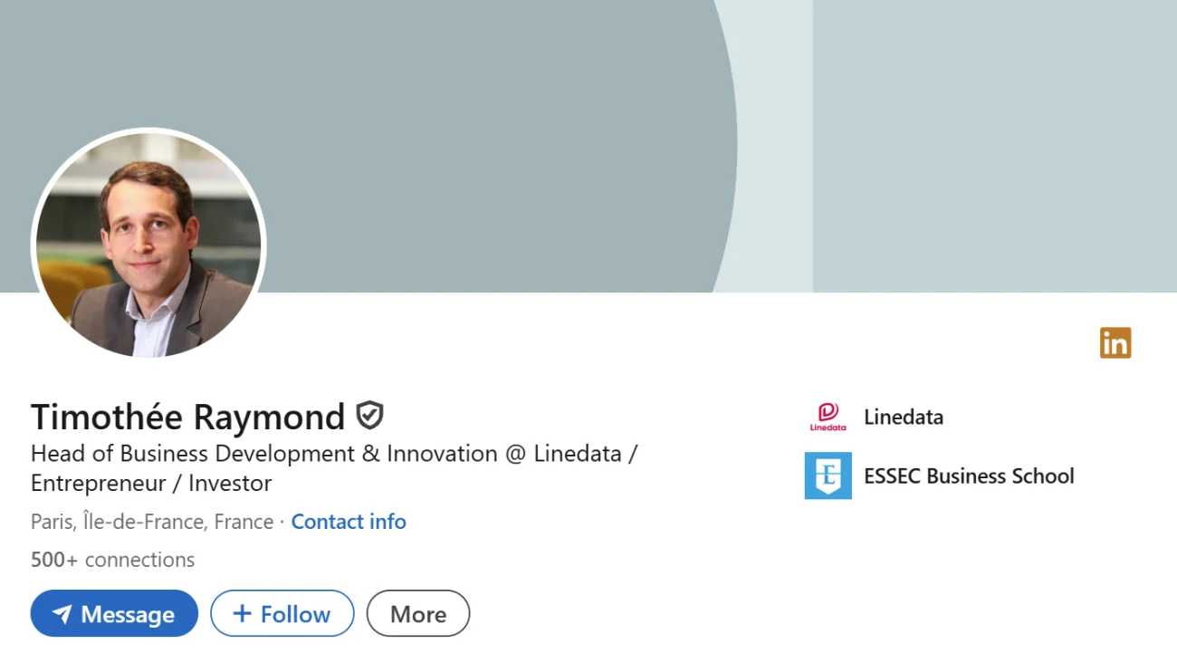 LinkedIn Headline Example For Head Of Business Development