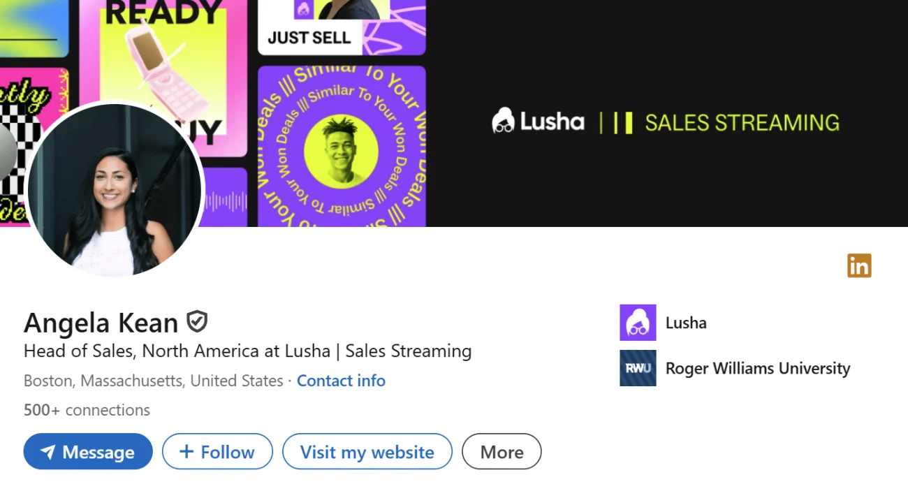 LinkedIn Headline Example For Head Of Sales
