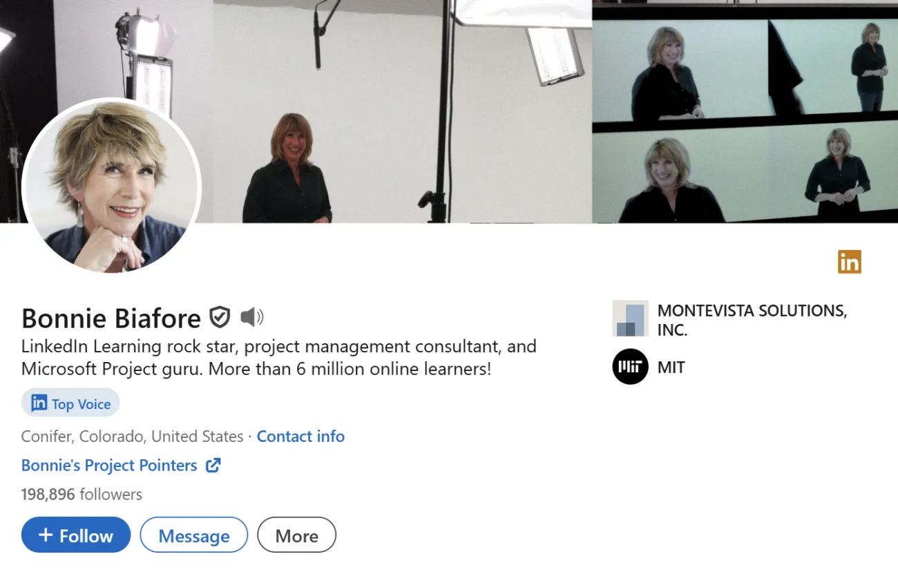 LinkedIn Headline Example For Project Management