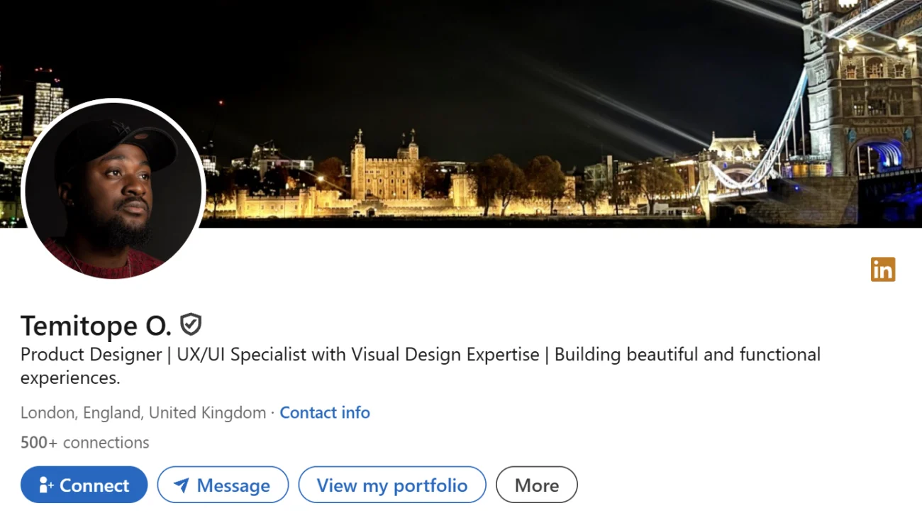 LinkedIn Headline Example For UXUI & Product Design