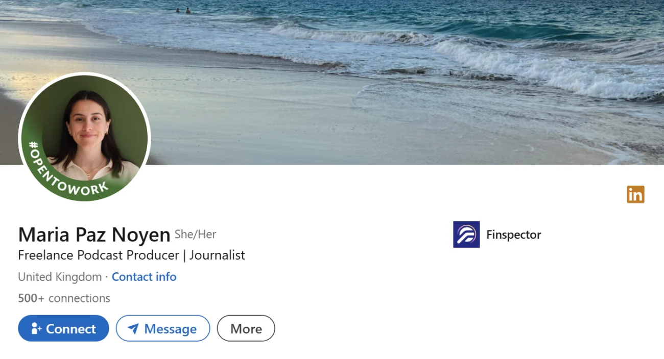 LinkedIn Headline Example For Writers & Content Strategists