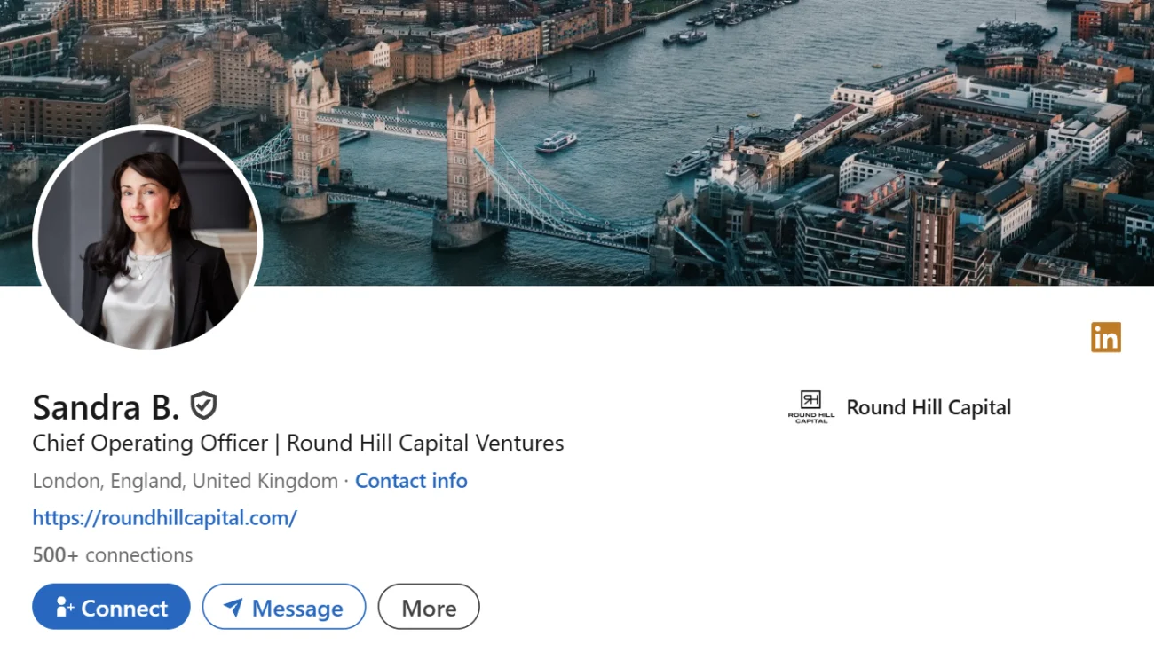LinkedIn Headline Example For COOs & Operational Excellence