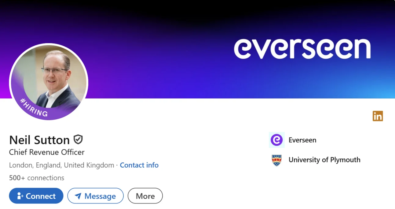 LinkedIn Headline Example For CROs & Revenue Strategy