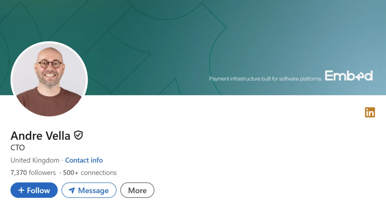 LinkedIn Headline Example For Executive & Industry Leadership