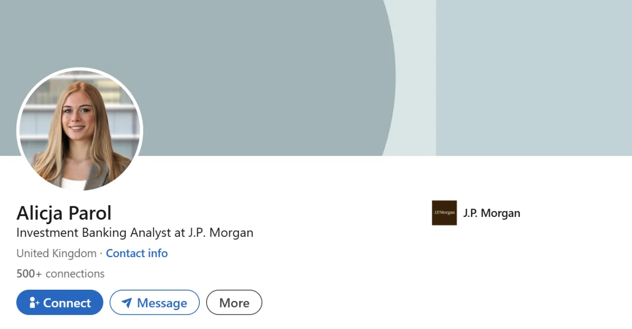 LinkedIn Headline Example For Finance & Accounting