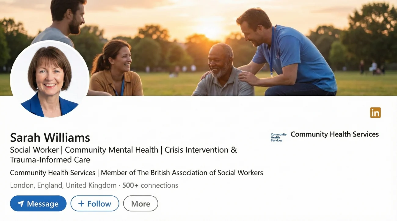 LinkedIn Headline Example For Healthcare & Mental Wellness