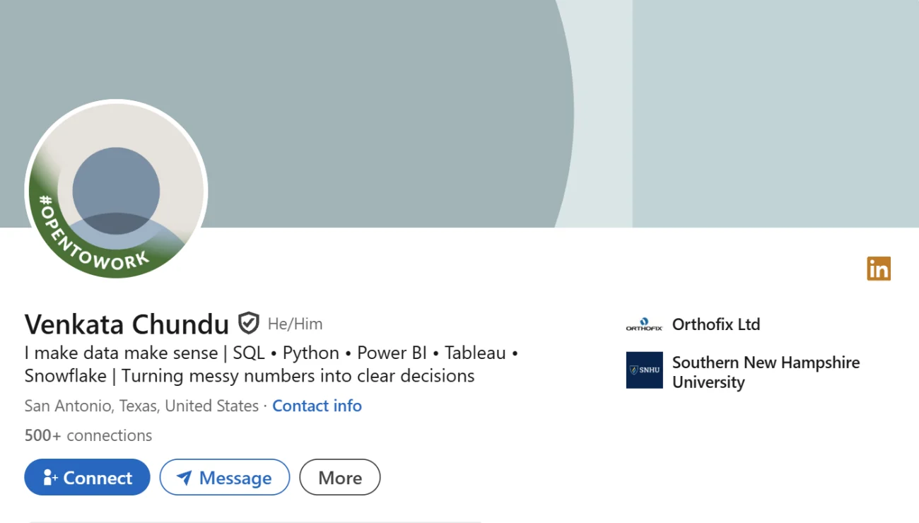 LinkedIn Headline Example For Personality Forward Headlines