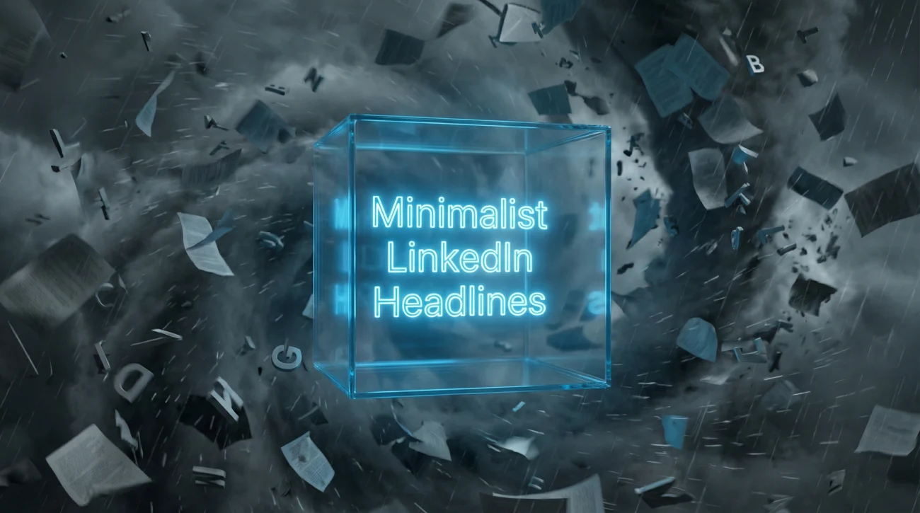 Minimalist Linkedin Headlines