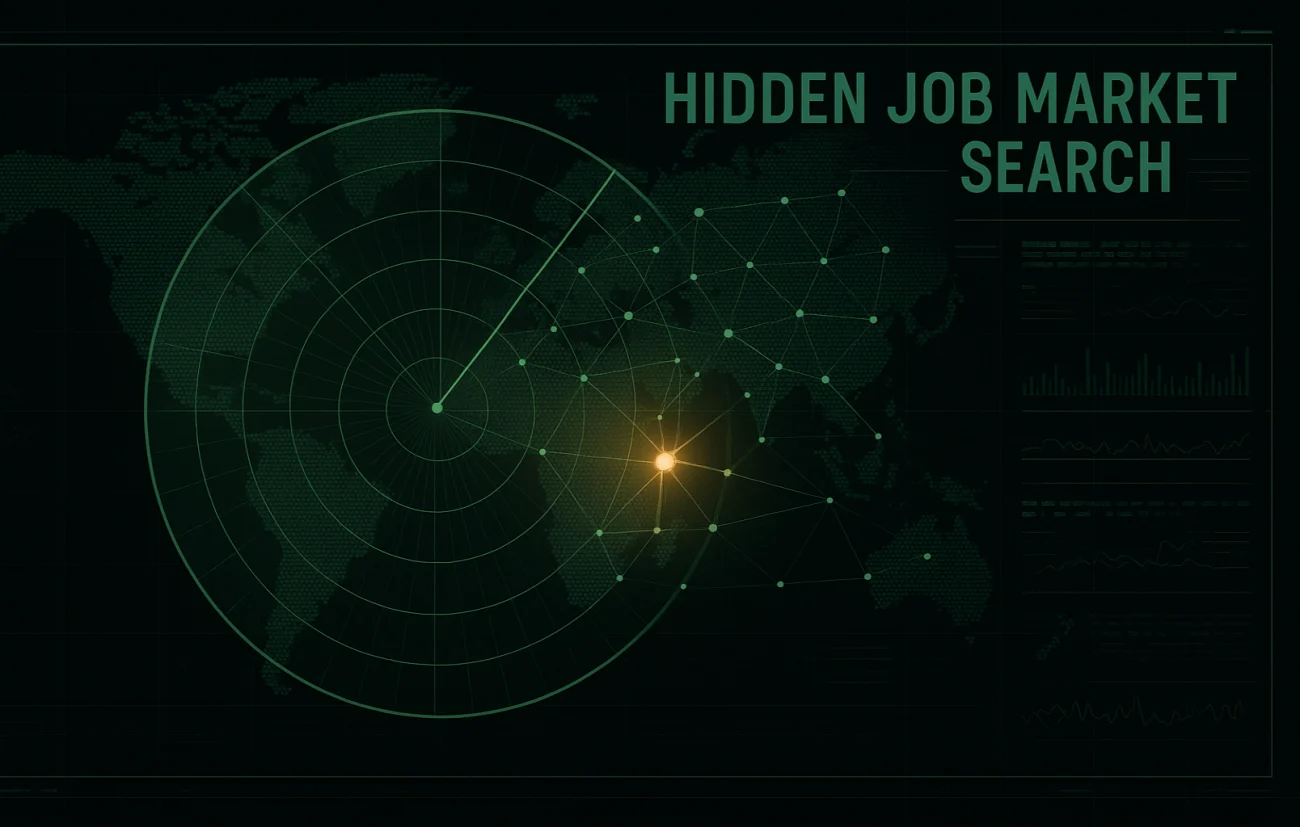 Hidden Job Market Search