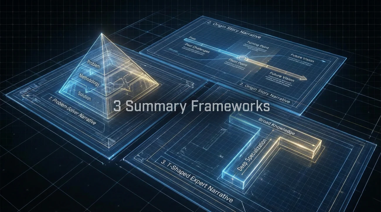 3 Summary Frameworks
