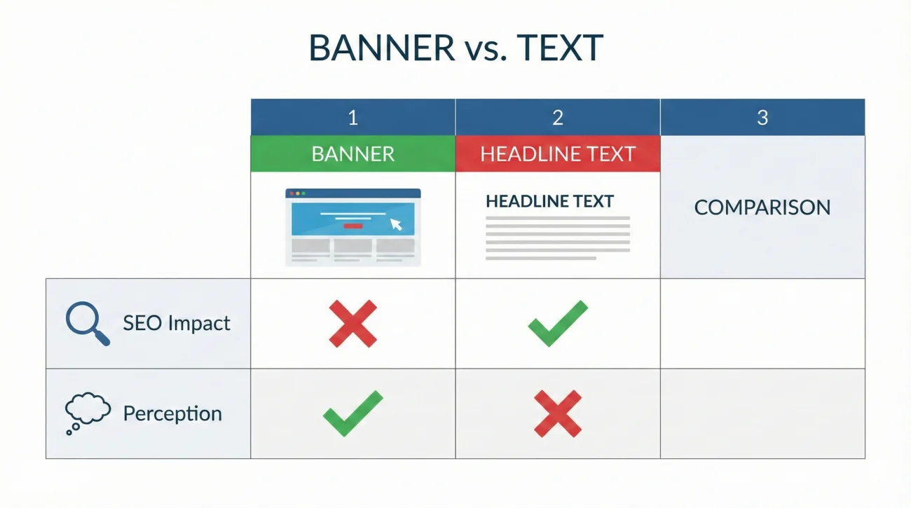 Banner Vs Text