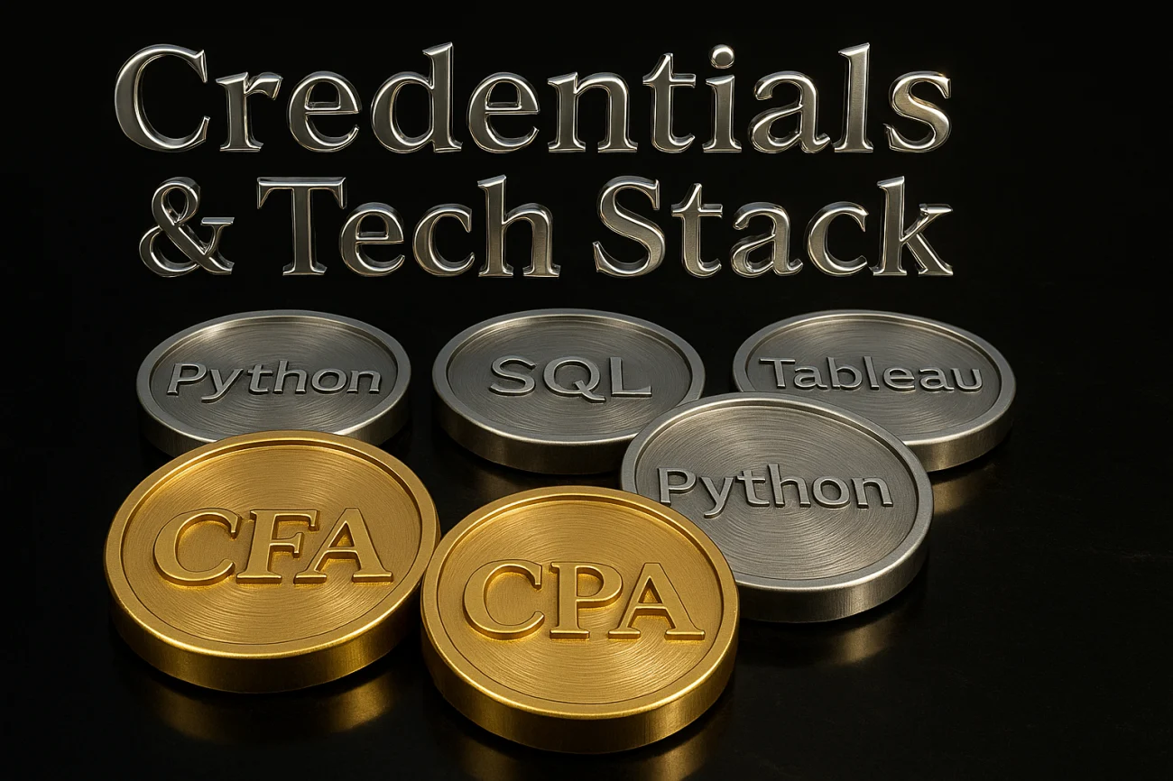 Credentials & Tech Stack