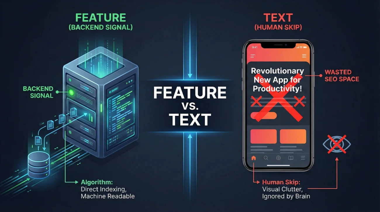 Feature Vs Text