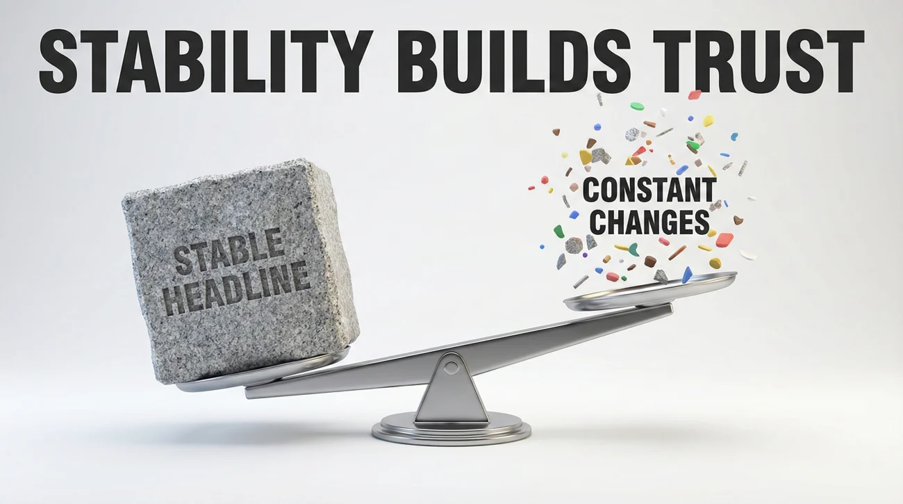Stability Builds Trust
