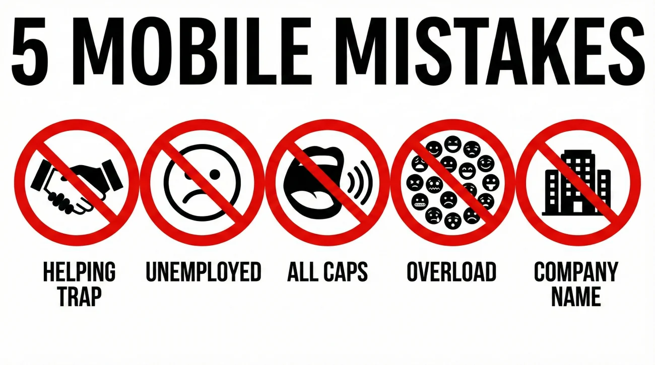 5 Mobile Mistakes