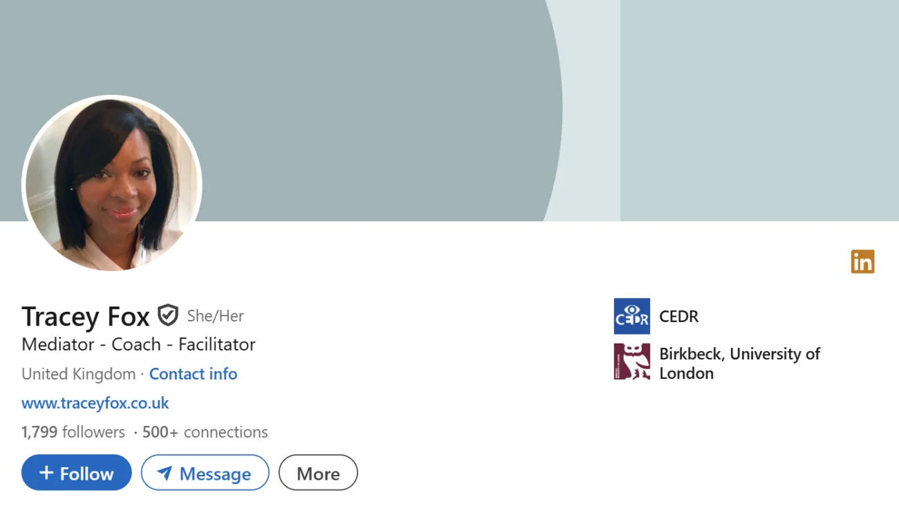 LinkedIn Headline Example For Facilitator