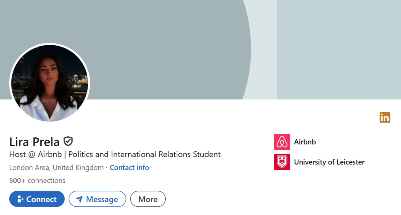 LinkedIn Headline Example For International Student