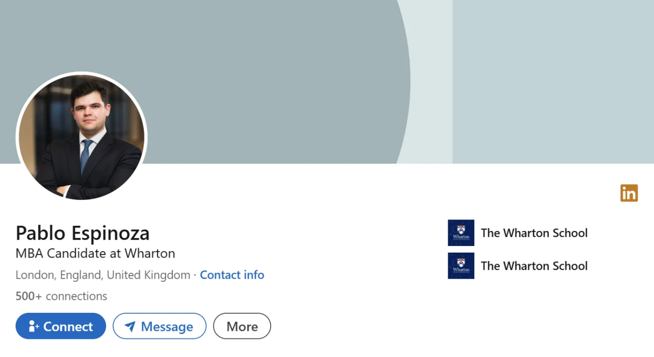 LinkedIn Headline Example For MBA Candidate