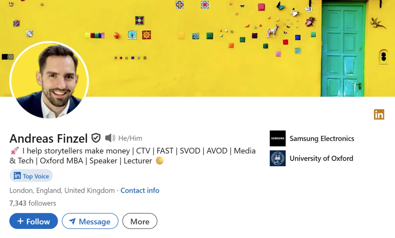 LinkedIn Headline Example For Motivational Speaker