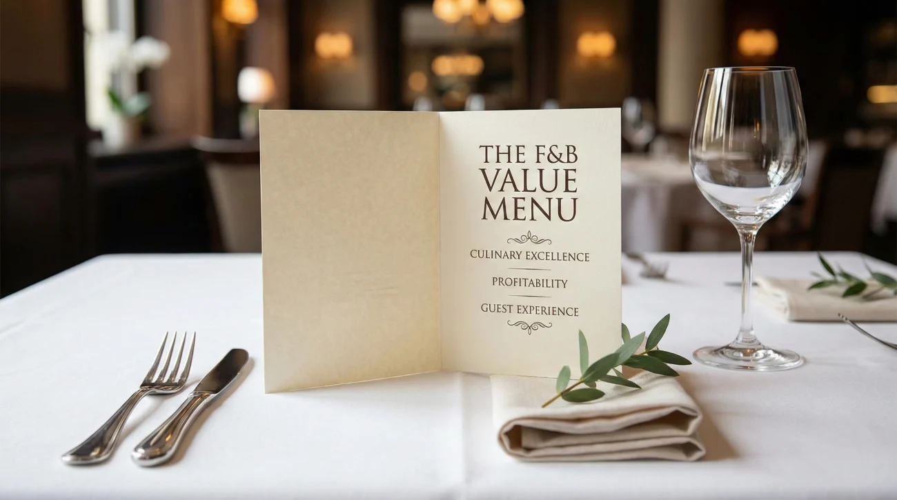 The F&B Value Menu