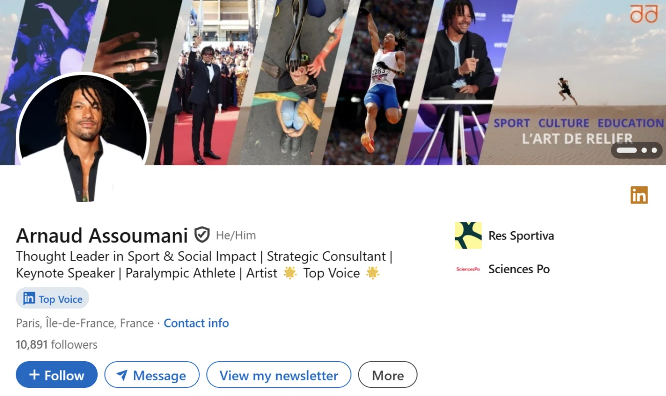 LinkedIn Headline Example For Social Impact Leaders